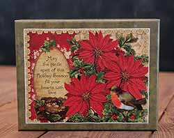 Poinsettia & Holly Boxed Christmas Cards