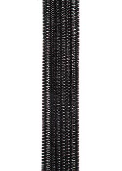 Black Chenille Stems, 6 mm (25 pack)