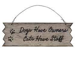 Dogs Have Owners Sign