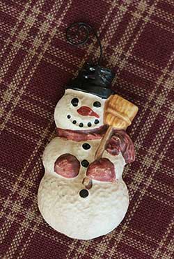 Resin Snowman Ornament