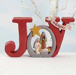 Holy Family with Joy Plaque