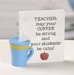 Teacher Coffee Plaque