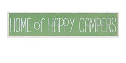 Happy Campers Block Sign