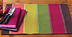Fall Woven Stripe Placemat