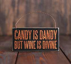 Candy is Dandy Halloween Sign Ornament
