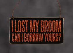 Lost Broom Box Sign Plaque