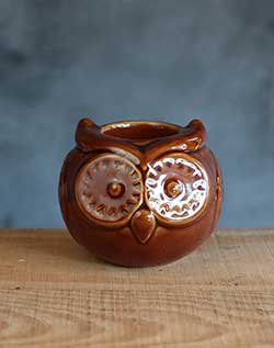 Owl Tealight Candle Holder