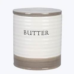 Ceramic Two-Tone Butter Keeper