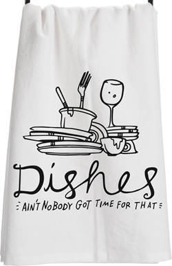 Dishes Tea Towel