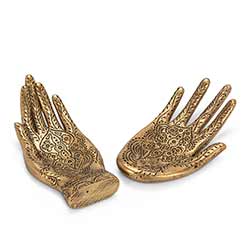 Engraved Hand Dishes (Set of 2)