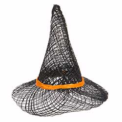 Sinamay Witch Hat, 3 inch