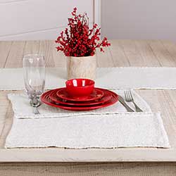 Nowell Creme Placemats (Set of 6)