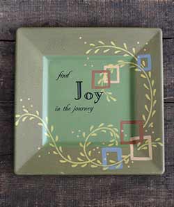 Joy in the Journey Square Plate
