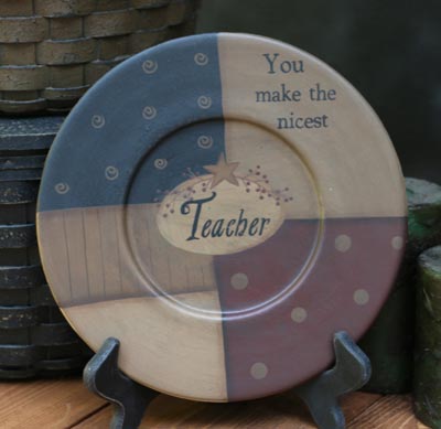 You Make The Nicest Teacher Plate
