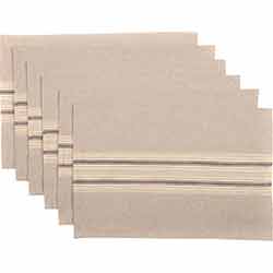 Sawyer Mill Charcoal Placemats (Set of 6)