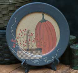 Pumpkin and Basket Vine Plate
