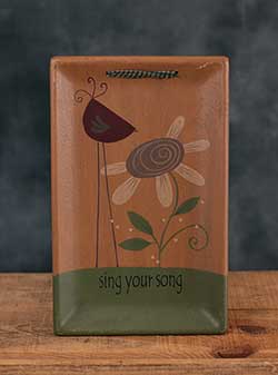 Sing Your Song Hanging Tray