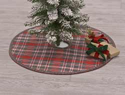 Anderson Plaid Christmas Tree Skirt - Mini
