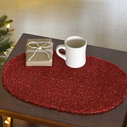 Dyani Red Placemats (Set of 6)