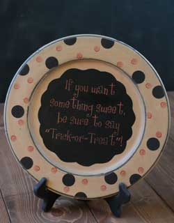 Trick or Treat Plate