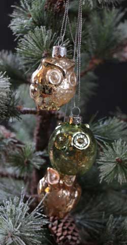 Owl Cluster Ornament