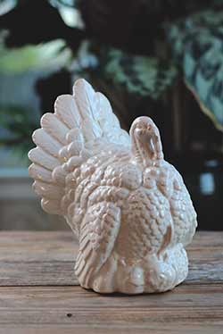 Ceramic Turkey Figure