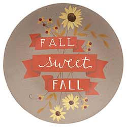 Fall Sweet Fall Wood Plate