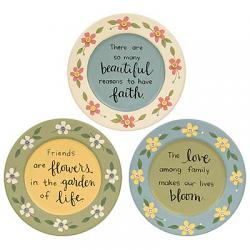 Friends Are Flowers Plates (Set of 3)