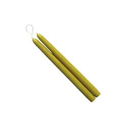 6 inch Granny Smith Apple Mole Hollow Taper Candles (Set of 2)