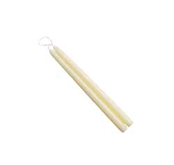 4.5 inch Shell White Mole Hollow Tiny Taper Candles (Set of 2)