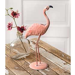 Flamingo Metal Figurine