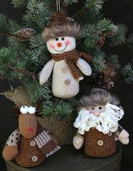 Snowman, Santa, or Reindeer Figure / Ornament