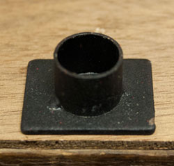 Single Simple Iron Taper Holder (2 inch)