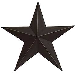 Black Barn Star, 18 inch