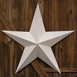 White Barn Star, 48 inch