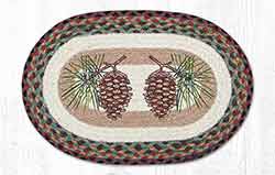 Pinecone Braided Placemat - Oval