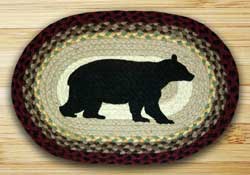 Cabin Bear Braided Placemat