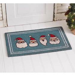Jolly Santas Doormat