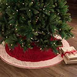 Chenille Christmas Tree Skirt 48