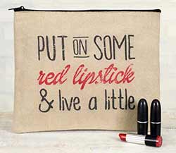 Red Lipstick Travel Bag