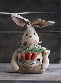 Carrot Collector Bunny Doll
