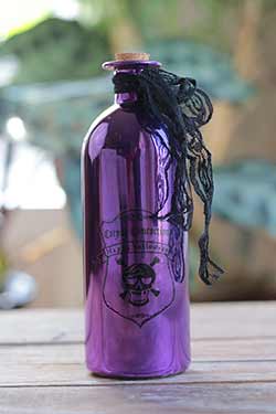 Purple Halloween Potion Bottle