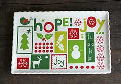 Hope, Peace, Joy Platter