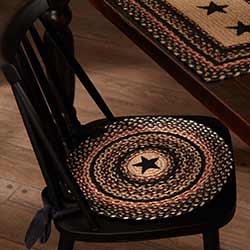 Colonial Star Braided Chair Pad