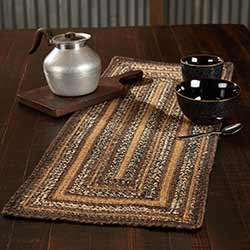 Espresso Braided 36 inch Table Runner (Rectangle)