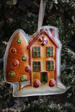 Home Christmas Ornament - Gingerbread House