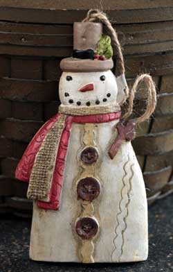 Glad Tidings Snowman Ornament