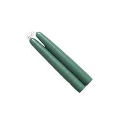 6 inch Sea Green Mole Hollow Taper Candles (Set of 2)