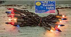 Patriotic String Lights - 20 count