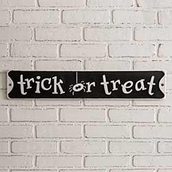 Trick or Treat Tin Sign